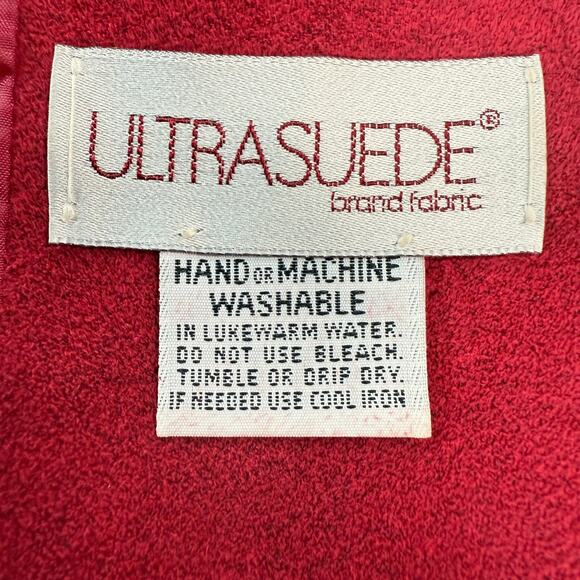 Vintage 70s Adolph Schuman for Lilli Ann Fushia Ultrasuede Skirt Blazer 2‑PC - Picture 7 of 12